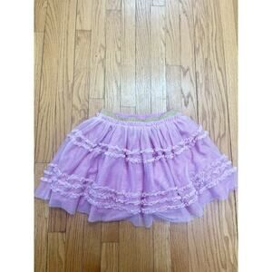 Ballet Core Mini Boden Girls tulle skirt 9/10 Pink Lined Princess Ruffle